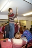 Building a paper tower 13